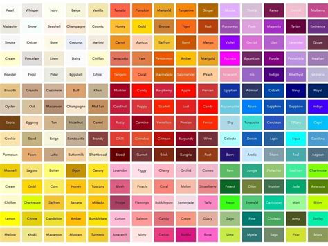 rare colours names|40+ Unique Color Names: Explore the World of .